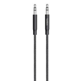 Belkin | Kabel audio | Męski | Mini-phone stereo 3,5 mm | Mini-phone stereo 3,5 mm | Czarny | 1,22 m