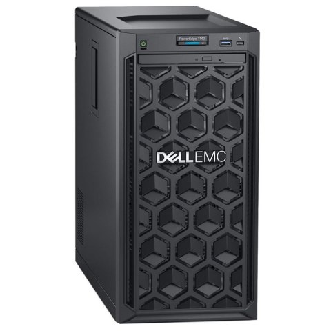 Dell PowerEdge T140 Tower, Intel Xeon, E-2234, 3.6 GHz, 8 MB, 8T, 4C, UDIMM DDR4, 2666 MHz, No RAM, No HDD, Up to 4 x 3.5", PERC