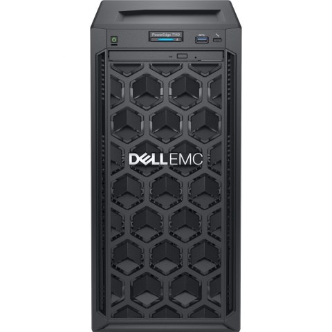 Dell PowerEdge T40 Tower, Intel Xeon, E-2224G, 3.5 GHz, 8 MB, 4T, 4C, UDIMM DDR4, 2666 MHz, 1000 GB, Up to 3 x 3.5", No OS, Warr