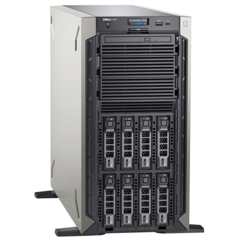 Dell Server PowerEdge T340 Xeon E-2224/No RAM/No HDD/8x2.5" (Hot-Plug)/PERC H330/iDrac9, Basic/1x495W PSU/No OS/3Y Basic NBD OnS