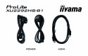 Iiyama Ultra slim line monitor PROLITE XU2292HS-B1 21.5 ", IPS, 1920 x 1080 pixels, 16:9, 4 ms, 250 cd/m², Black, matte, Headpho