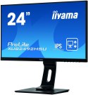 Iiyama Ultra slim line monitor PROLITE XUB2492HSU-B1 23.8 ", IPS, 1920 x 1080 pixels, 16:9, 4 ms, 250 cd/m², Black, matte, Head