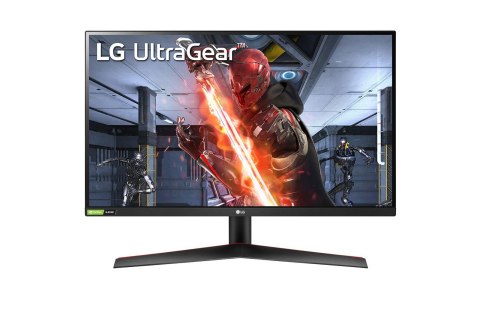 LG UltraGear HDR Monitor 27GN800-B 27 ", IPS, QHD, 2560 x 1440 pixels, 16:9, 1 ms, 350 cd/m², Black/Red