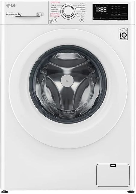 LG Washing Machine F4WN207S3E A+++ -30%, Front loading, Washing capacity 7 kg, 1400 RPM, Depth 56 cm, Width 60 cm, Display, LED,