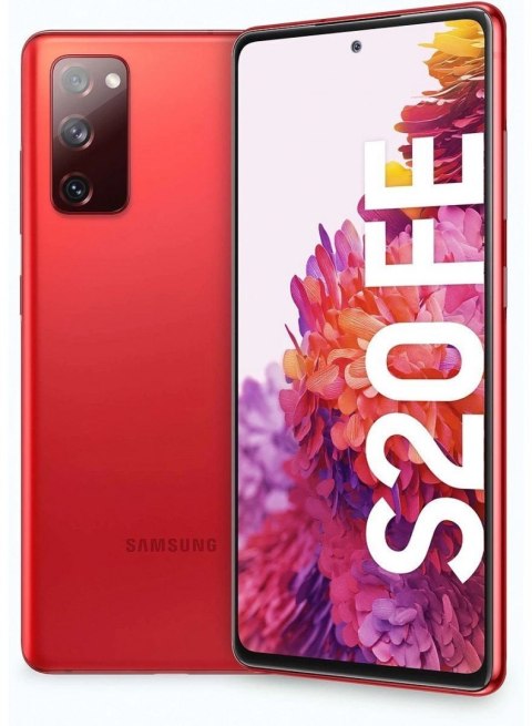 Samsung Galaxy S20 FE Red, 6.5 ", Super AMOLED, 1080 x 2400, Exynos 990, Internal RAM 6 GB, 128 GB, microSD, Dual SIM, Nano-SIM,