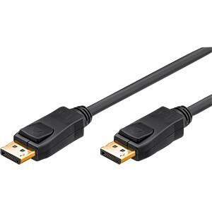 Goobay | Kabel DisplayPort | Męski | 20 pin DisplayPort | Męski | 20 pin DisplayPort | 3 m | Czarny