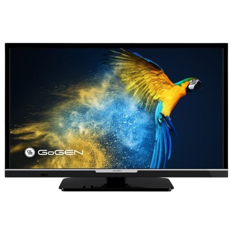 GoGen LED Smart TV GOGTVH24R552STWEB 24" (60 cm), Smart TV, HD Ready, 1366 × 768, Wi-Fi, DVB-C/S2/T/T2, Black