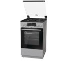 Gorenje Cooker K5341SF Hob type Gas, Oven type Electric, Silver, Width 50 cm, Electronic ignition, Grilling, LED, 70 L, Depth 5
