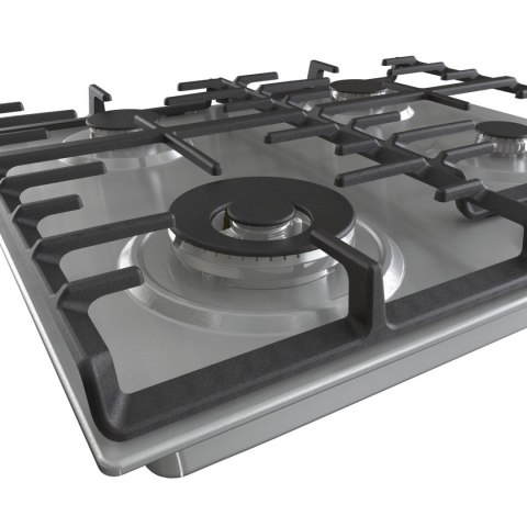 Gorenje | GW642ABX | Płyta | Gaz | Liczba palników/stref gotowania 4 | Pokrętła | Stal nierdzewna