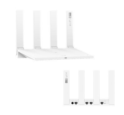 Huawei WiFi Router AX3 (Quad-core) 802.11ax, 574+2402 Mbit/s, 10/100/1000 Mbit/s, Ethernet LAN (RJ-45) ports 3, Antenna type Ext