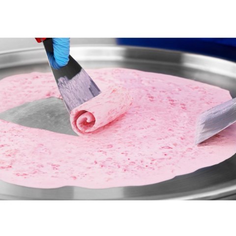 Maszyna płyta mrożąca do lodów tajskich na kółkach śr. 50 cm 230 V 880 W