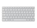 Microsoft | Designer Compact Keyboard | Kompaktowa klawiatura | Bezprzewodowa | US | Bluetooth | Glacier | 288 g | Połączenie be