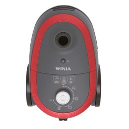 Winia SuctionPro Ultra Vacuum cleaner WGJ-230S Bagged, Dry cleaning, Power 700 W, Dust capacity 2.5 L, 72 dB, Grey/Red