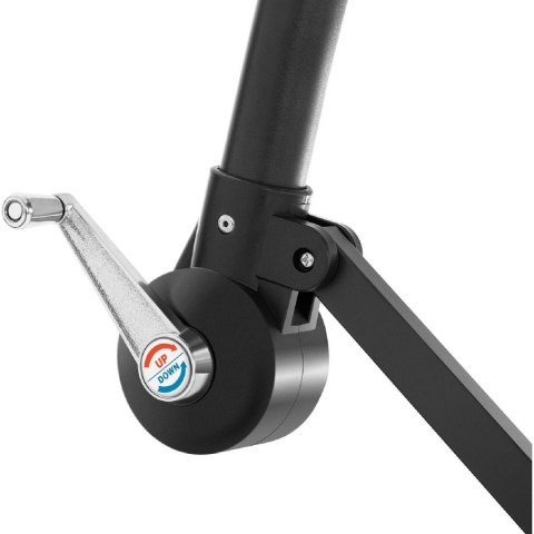 Parasol ogrodowy na wysięgniku kwadratowy 250 x 250 cm czerwony