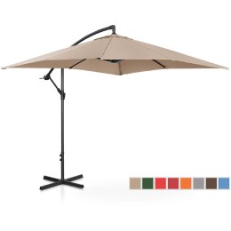 Parasol ogrodowy na wysięgniku kwadratowy 250 x 250 cm kremowy