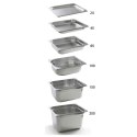 Pojemnik GN 1/3 stalowy Kitchen Line wys. 65 mm - Hendi 806425