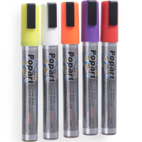 Markery do tablicy końcówka 2-6mm zestaw 5szt. - Hendi 664261