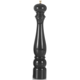 Młynek do pieprzu drewniany HELICOIL czarny 400mm - Hendi 469149