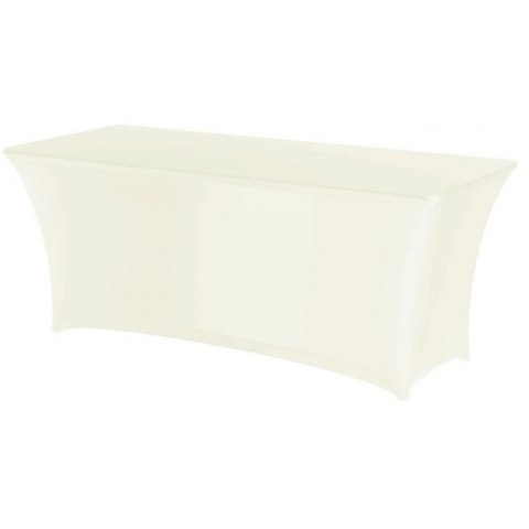 Obrus prostokątny bez prasowania 150x760cm tkanina Jersey kremowy - Hendi 814383