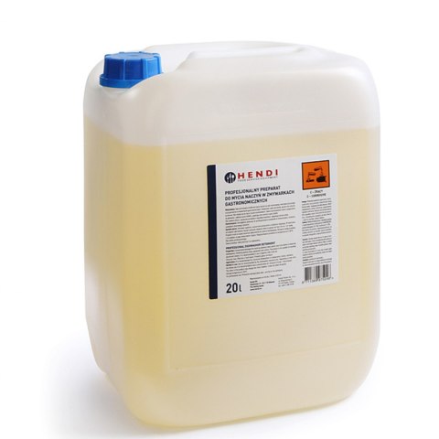 Płyn preparat do mycia naczyń aluminiowych w zmywarkach gastronomicznych 20L - Hendi 699317