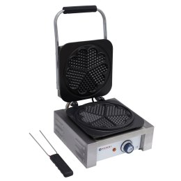 Gofrownica profesjonalna rozeta 5 gofrów serca śr. 215mm 2200W