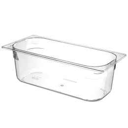 Kuweta pojemnik do lodów z poliwęglanu 360x165x120mm - przezroczysty 5L - HENDI 807026