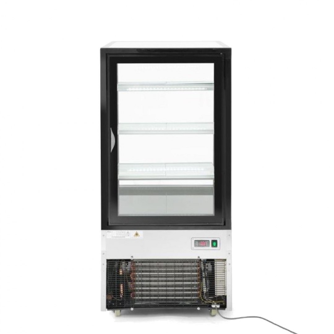 Witryna chłodnicza cukiernicza 3-półkowa jezdna LED 300L