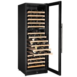 Lodówka na wino do chłodzenia wina 2 strefy 15 półek 166 butelek LED 420L