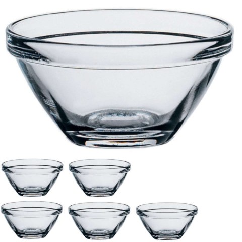 Salaterka miseczka szklana POMPEI 240ml - zestaw 24szt.