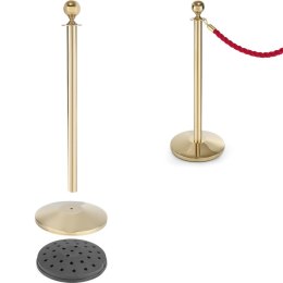 Słupek odgradzający stalowy wys. 93cm - złoty