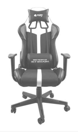 Genesis Gaming Chair Fury Avenger XL Black/White