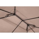 Pawilon ogrodowy namiot altana zadaszenie składane prostokątne 3 x 4 x 2.6 m beżowe