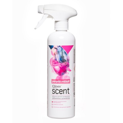 Skoncentrowany odświeżacz powietrza rozpylany na powierzchnie CLINEX Scent - Paryski Wdzięk 500ML