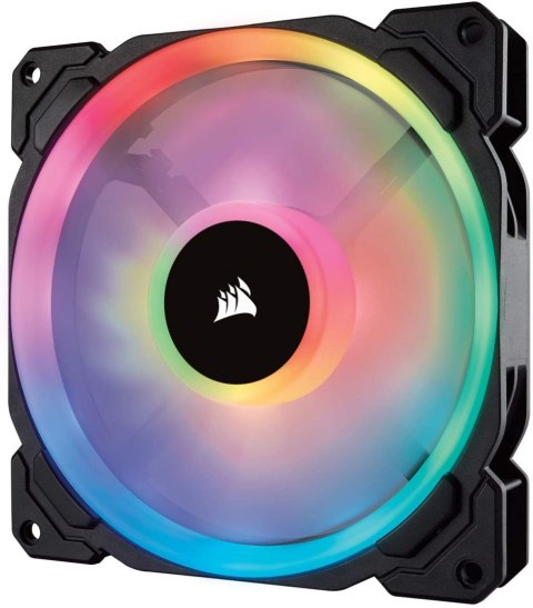 Wentylator Corsair | Dual Light Loop RGB LED PWM, zestaw 2 wentylatorów z Lighting Node PRO | LL140 RGB | Wentylator obudowy
