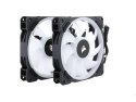 Wentylator Corsair | Dual Light Loop RGB LED PWM, zestaw 2 wentylatorów z Lighting Node PRO | LL140 RGB | Wentylator obudowy