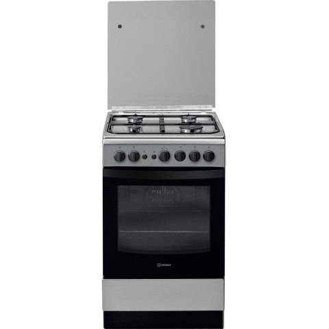 INDESIT | Cooker | IS5G1PMX/E | Hob type Gas | Oven type Gas | Stainless steel | Width 50 cm | Grilling | Depth 60 cm | 59 L