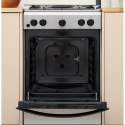 INDESIT | Cooker | IS5G1PMX/E | Hob type Gas | Oven type Gas | Stainless steel | Width 50 cm | Grilling | Depth 60 cm | 59 L