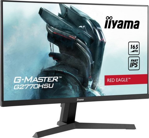Iiyama Gaming Monitor G-Master G2770HSU-B1 27 ", IPS, 1920 x 1080 pixels, 16:9, 0.8 ms, 250 cd/m², Black, HDCP, Headphone connec