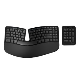 Microsoft | Klawiatura i mysz | Sculpt Ergonomic Desktop | Standardowa | Bezprzewodowa | Mysz w zestawie | RU | Czarna | USB | K
