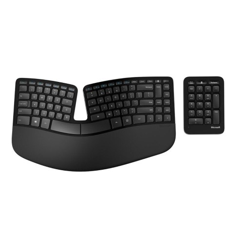 Microsoft | Klawiatura i mysz | Sculpt Ergonomic Desktop | Standardowa | Bezprzewodowa | Mysz w zestawie | RU | Czarna | USB | K