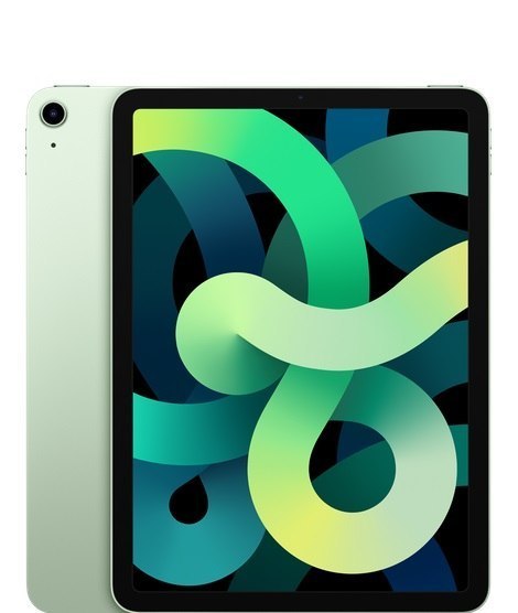 Apple 4th Gen (2020) iPad Air 10.9 ", Green, Liquid Retina touch screen with IPS, Apple A14 Bionic, 64 GB, Wi-Fi, Front camera,