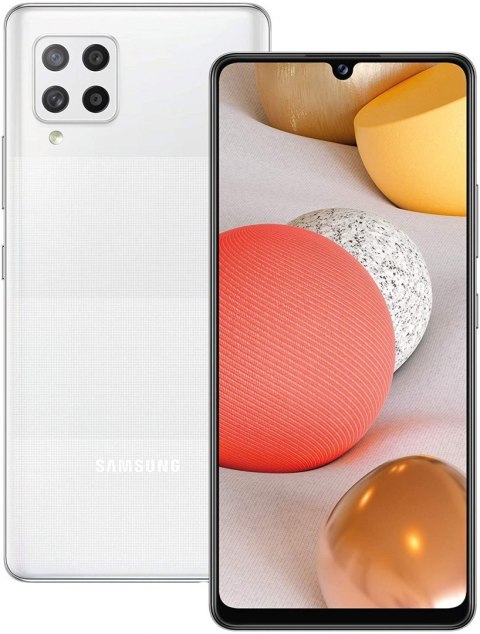 Samsung Galaxy A42 5G Prism Dot White, 6.6 ", Super AMOLED, 720 x 1600, Qualcomm SM7225 Snapdragon 750 5G, Internal RAM 4 GB, 12