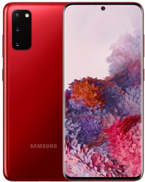 Samsung S20+ G985F Aura Red, 6.7 ", 3200 x 1440 pixels, Internal RAM 8 GB, 128 GB, MicroSDXC, NanoSIM and eSIM, 4G, Main camera