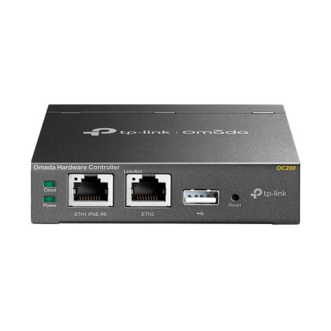TP-LINK | OC200 | Omada Hardware Controller | Mbit/s | 10/100 Mbit/s | Porty Ethernet LAN (RJ-45) 2 | MU-MiMO No | PoE in | Typ 
