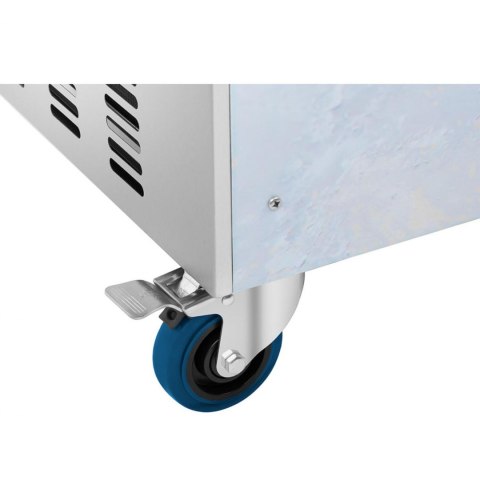 Maszyna płyta mrożąca do lodów tajskich na kółkach śr. 50 cm 230 V 1150 W 6x GN