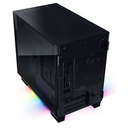 Razer | Obudowa dla graczy | Tomahawk Mini-ITX z Razer Chroma RGB | Okno boczne | Czarny | Mini-ITX | Zasilacz w zestawie Nie | 