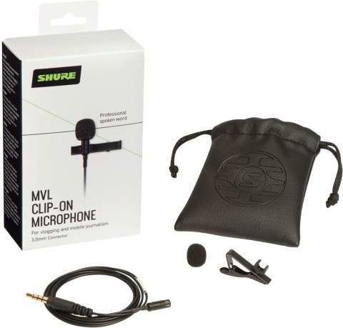 Shure MVL Lavalier Microphone for Smartphone or Tablet Shure