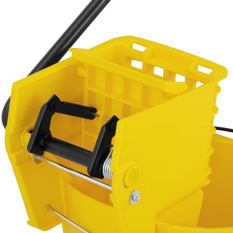 Wózek do sprzątania z wyciskarką prasą do mopa pojemnik 24 l
