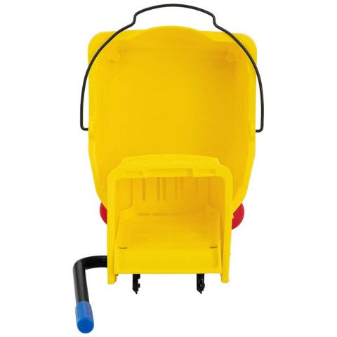 Wózek do sprzątania z wyciskarką prasą do mopa pojemnik 24 l