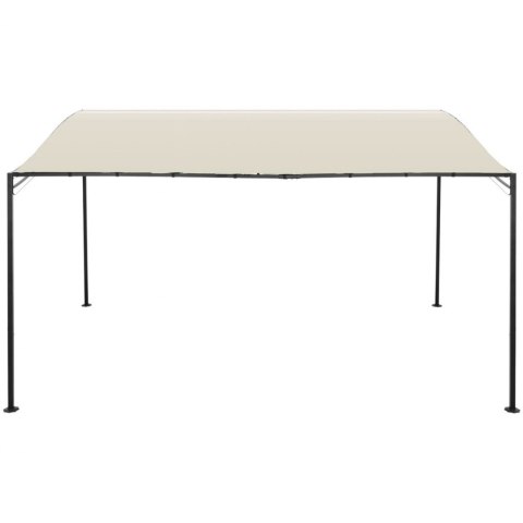 Zadaszenie ogrodowe altana wolnostojąca 4 x 3 x 2.5 m kremowa